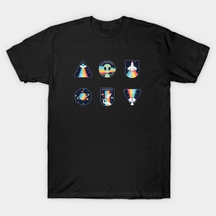 Galaxy stickers T-Shirt